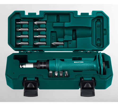 KRAFTOOL ID-15, 15 предм., ударно-поворотная отвертка (25550-Н10) купить  в Сочи