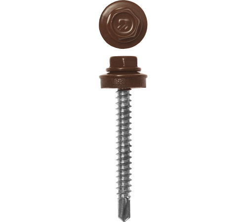 ЗУБР СКД 8017, 35 х 4.8 мм, шок.-коричн., 380 шт, кровельный саморез, Профессионал (4-300315-48-035-8017) купить  в Сочи