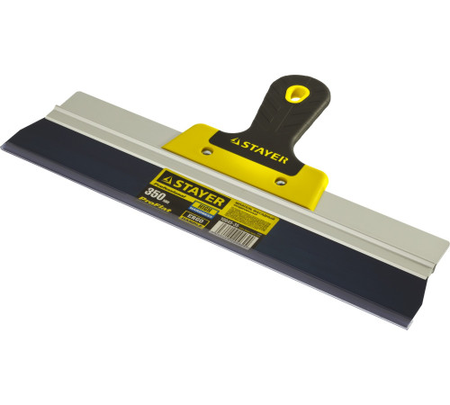 STAYER PROFlat, 350 мм, усиленная алюминиевая направляющая, двухкомпонентная ручка, анодированный, фасадный шпатель, Professional (10045-35) купить  в Сочи