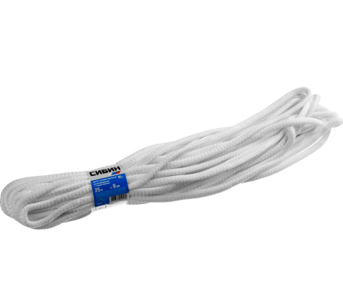 СИБИН 9 мм, 25 м, хозяйственный, полиэфирный шнур (50269) купить  в Сочи