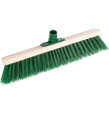 GRINDA EURO буковая колодка 40 см с пластиковым резьбовым держат. для черенка, d 22 мм, щетина 60мм, 5-рядная, без черенка,уличная щетка (39250-400)