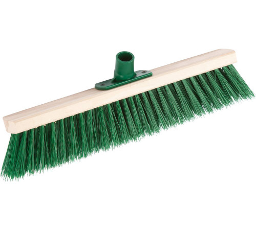 GRINDA EURO буковая колодка 40 см с пластиковым резьбовым держат. для черенка, d 22 мм, щетина 60мм, 5-рядная, без черенка,уличная щетка (39250-400) купить  в Сочи