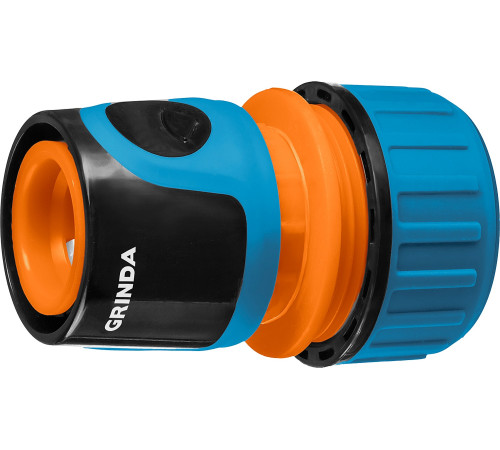 GRINDA TC-12A, 1/2″, с автостопом, пластиковый с TPR, для шланга, быстросъемный соединитель, PROLine (8-426429) купить  в Сочи