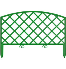 GRINDA Плетень, 24 х 320 см, зеленый, 7 секций, декоративный забор (422207-G)