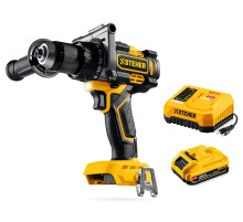 STEHER 20 В, 165 Н·м, 1 АКБ LMS (2 А·ч), бесщеточная дрель-шуруповерт (CB-165-21)