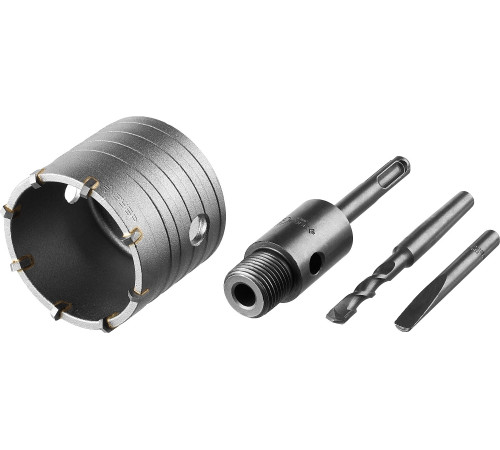 ЗУБР 65 мм, SDS - plus, 8Т, коронка по бетону с державкой, Профессионал (2918-65) купить  в Сочи