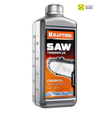 KRAFTOOL TimberPlus, 1 л, цепное полусинтетическое масло для бензо и электропил (41521-1)