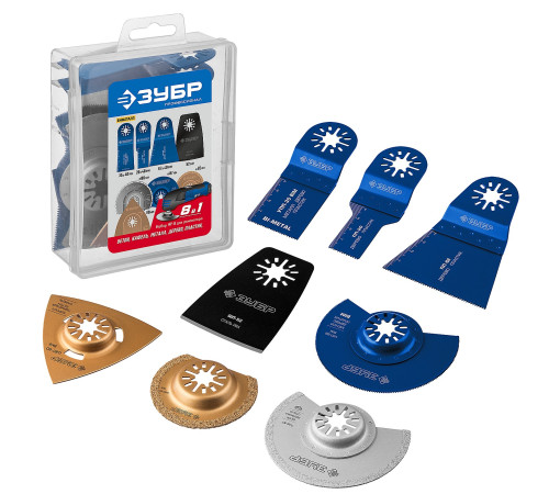 ЗУБР НР-8 UniLock, OIS-хвост., 8 предм., набор насадок для реноватора, Профессионал (15575) купить  в Сочи