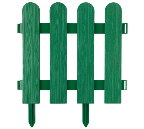 GRINDA Штакетник, 29 х 224 см, зеленый, 7 секций, декоративный забор (422209-G) купить  в Сочи