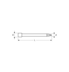 ЗУБР 25 x 1.6 мм, цинк, 5 кг, финишные гвозди (305310-16-025)