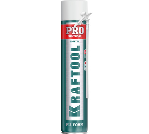 KRAFTOOL ADAPTER PRO, 750 мл, адаптерная, всесезонная, SVS, не залипающий клапан, выход до 45 л, монтажная пена (41173) купить в Сочи KRAFTOOL ADAPTER PRO, 750 мл, адаптерная, всесезонная, SVS, не залипающий клапан, выход до 45 л, монтажная пена (41173) купить в Сочи