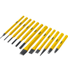 STAYER Hercules, 12 предметов, набор зубил и кернеров в пластиковом держателе, Professional (21077-H12)