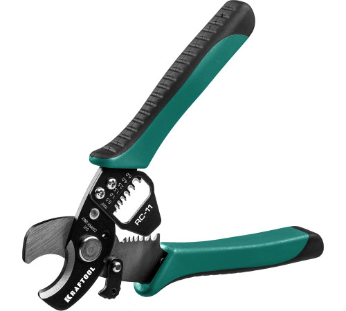 KRAFTOOL RC-11, 2 в 1, кабельные ножницы (22696-2) купить  в Сочи