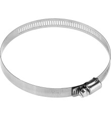 ЗУБР НХ-12П, 105 - 127 мм, просечная лента 12.7 мм, 2 шт, нержавеющий хомут, Профессионал (37815-105-127-2)