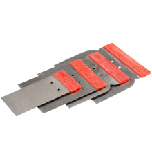 STAYER в наборе, 4 шт: 50, 80, 100, 120 мм, стальные, поверхностные шпатели (1011-H4)