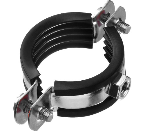 ЗУБР 1 1/4″, цинк, 8 шт, трубный хомут с гайкой (37850-40-45) купить  в Сочи