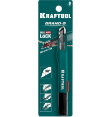 KRAFTOOL GRAND-9, 9 мм, нож для точного реза с автостопом (09192)