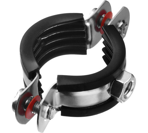 ЗУБР 1″, цинк, 9 шт, трубный хомут с гайкой (37850-32-37) купить  в Сочи