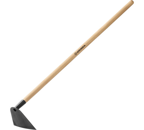 GRINDA GH-190 WOOD, 190 x 145 x 1300 мм, трапециевидный профиль, углеродистая сталь, антикор. покрытие, деревянный черенок, мотыга (39597) купить  в Сочи