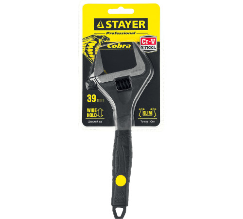 STAYER COBRA, 200/39 мм, разводной ключ, Professional (27264-20) купить в Сочи STAYER COBRA, 200/39 мм, разводной ключ, Professional (27264-20) купить в Сочи