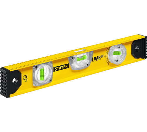 STAYER I-Bar 180˚, 400 мм, двутавровый, уровень с поворотным глазком (3470-040) купить  в Сочи