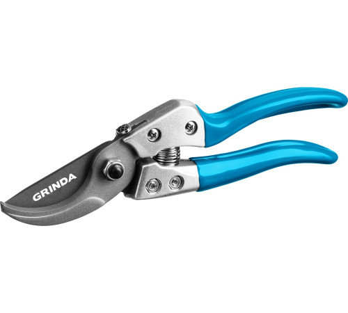 GRINDA P-25, 200 мм, закаленная сталь, эргономичные алюминиевые рукоятки, виниловое покрытие, плоскостной секатор, PROLine (423425) купить  в Сочи