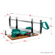 KRAFTOOL Alligator 3D, 600 мм, стусло прецизионное поворотно-наклонное (15451-600) купить в Сочи