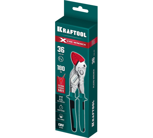 KRAFTOOL VISE-WRENCH X, 180 мм, клещи переставные-гаечный ключ (22066) купить в Сочи KRAFTOOL VISE-WRENCH X, 180 мм, клещи переставные-гаечный ключ (22066) купить в Сочи