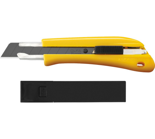 OLFA 18 мм, с авто фиксатором, нож с выдвижным лезвием (OL-BN-AL/BB/10BB) купить  в Сочи