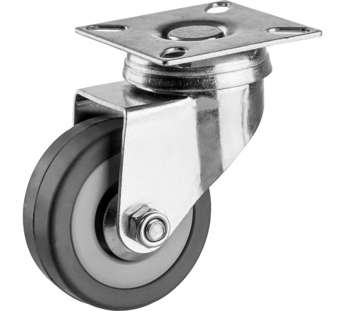 ЗУБР d 50 мм, г/п 35 кг, резина/полипропилен, поворотное колесо (30956-50-S) купить  в Сочи