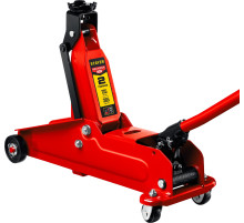 STAYER R-28 RED FORCE, 2 т, 135 - 385 мм, подкатной домкрат с увеличенным подъемом, Professional (43156-2)