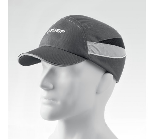 ЗУБР БИНОМ, серая, ударопрочный корпус, укороченный козырёк 55мм, размер от 54 до 59см, защитная каскетка, Профессионал (11097) купить  в Сочи