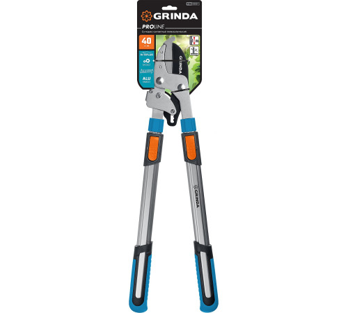 GRINDA TX-980A, 645 - 885 мм, кованные лезвия, храповый механизм, телескопический, контактный сучкорез, PROLine (424513) купить в Сочи GRINDA TX-980A, 645 - 885 мм, кованные лезвия, храповый механизм, телескопический, контактный сучкорез, PROLine (424513) купить в Сочи