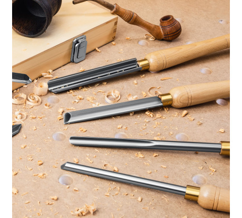 KRAFTOOL Grand-6 6 предм., набор токарных резцов по дереву (18368) купить  в Сочи