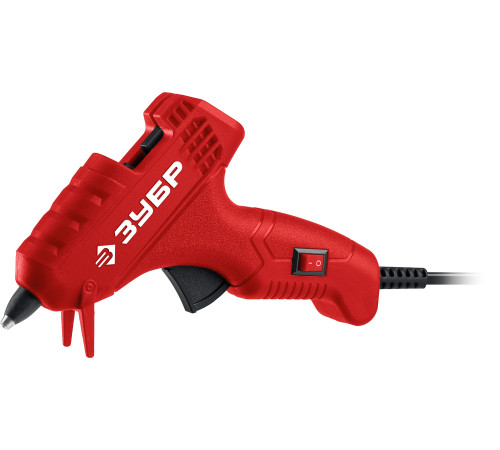 ЗУБР d 7 мм, выход клея 5 г/мин, электрический термоклеевой пистолет (06851-7) купить  в Сочи