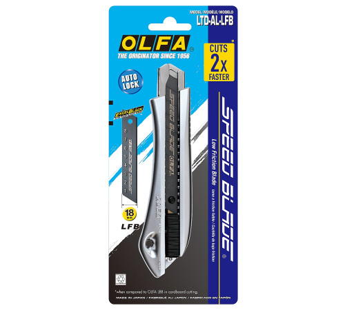 OLFA 18 мм, с сегментированным лезвием, нож (OL-LTD-AL-LFB) купить в Сочи OLFA 18 мм, с сегментированным лезвием, нож (OL-LTD-AL-LFB) купить в Сочи