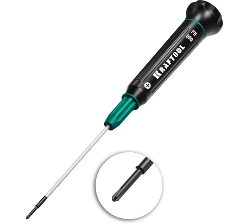 KRAFTOOL Precision PH000, отвертка для точных работ (25682-000) купить  в Сочи