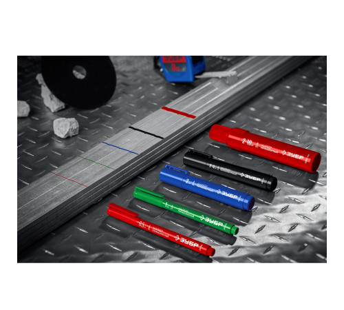 ЗУБР МП-1000К чёрный, 2-10 мм, клиновидный перманентный маркер (06333-2) купить  в Сочи