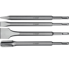 ЗУБР БУРАН, 4 шт, 250 мм, SDS-plus, набор зубил, Профессионал (29360-H4)