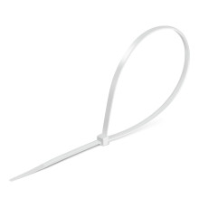 ЗУБР КС-Б1, 1.9 x 150 мм, нейлон РА66, 100 шт, белые, кабельные стяжки, Профессионал (309010-19-150)