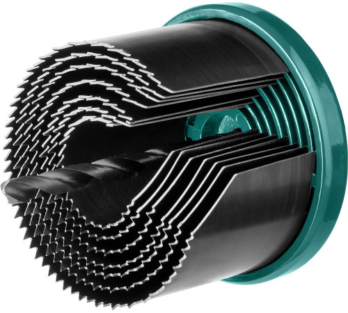 KRAFTOOL 7 шт, (25-32-38-45-50-56-62 х 42 мм), наборная кольцевая пила по дереву (29580-H7-42) купить  в Сочи