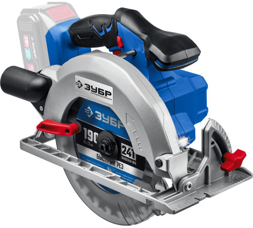 ЗУБР Т7, 20 В, d190 мм, без АКБ, бесщеточная пила циркулярная, Профессионал (CPB-190) купить  в Сочи