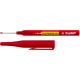 ЗУБР Колибри-30 красный, наконечник L 30 мм, ᴓ 2.8 мм, перманентный маркер для отверстий (06338-3) купить  в Сочи
