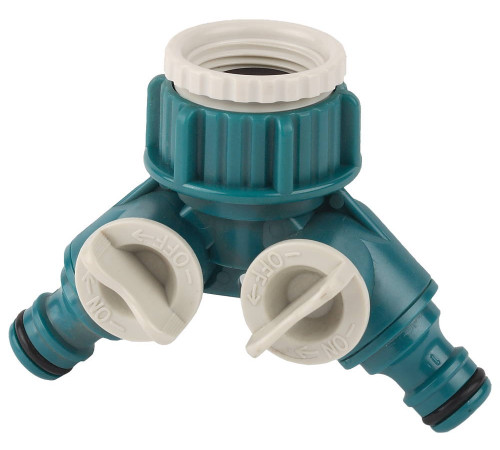 RACO ORIGINAL, 3/4″ - 1″, двухканальный, с внутренней резьбой, из ABS пластика, поливочный распределитель (4250-55256C) купить  в Сочи