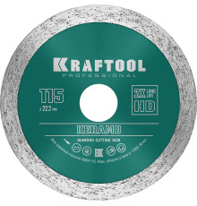 KRAFTOOL KERAMO, 115 мм, (22.2 мм, 10 х 1.6 мм), сплошной алмазный диск (36684-115)