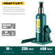 KRAFTOOL KRAFT-LIFT, 10 т, 230 - 460 мм, бутылочный гидравлический домкрат (43462-10) купить в Сочи