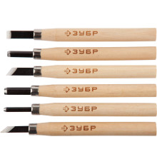 ЗУБР 6 предм, фигурные резцы, Профессионал (18375-H6)