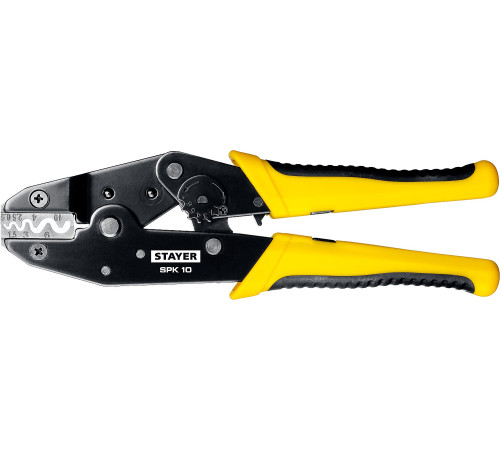 STAYER SPK-10, 0.5 - 10 мм2, пресс-клещи для медных наконечников, Professional (45440) купить в Сочи STAYER SPK-10, 0.5 - 10 мм2, пресс-клещи для медных наконечников, Professional (45440) купить в Сочи