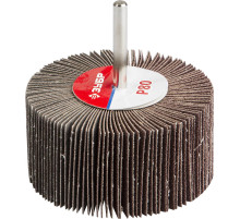 ЗУБР d 80 x 40 мм, P80, на шпильке d 6 мм, круг шлифовальный лепестковый (36604-080)