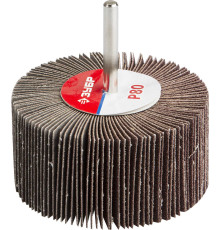 ЗУБР d 80 x 40 мм, P80, на шпильке d 6 мм, круг шлифовальный лепестковый (36604-080)